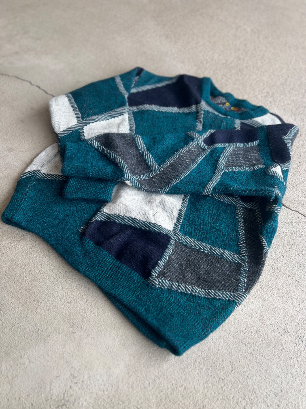 Vintage Coogi Geometric Crewneck Sweater