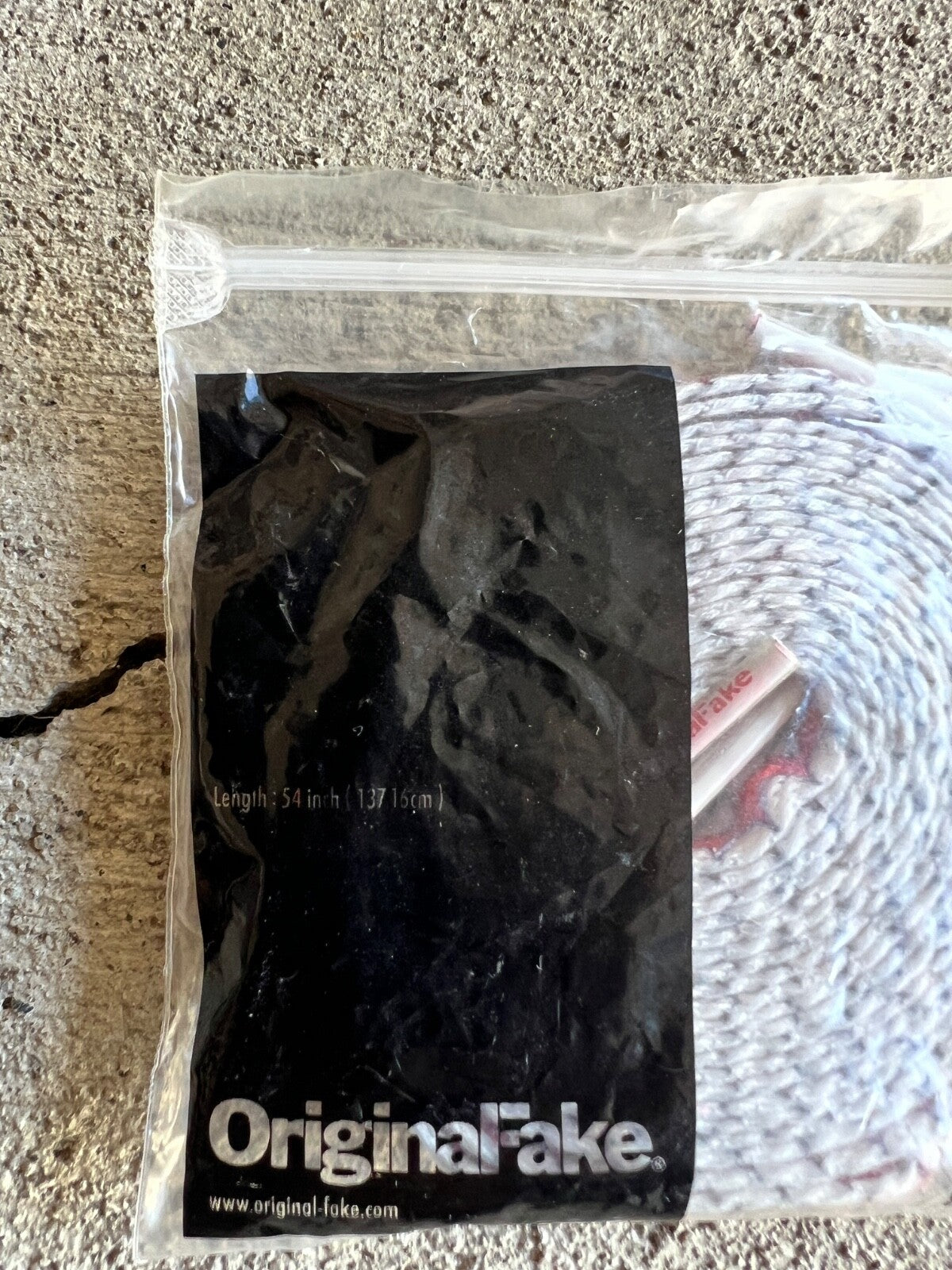 Super Rare Brand New Original Fake x Starks "Chomper" Shoe Laces