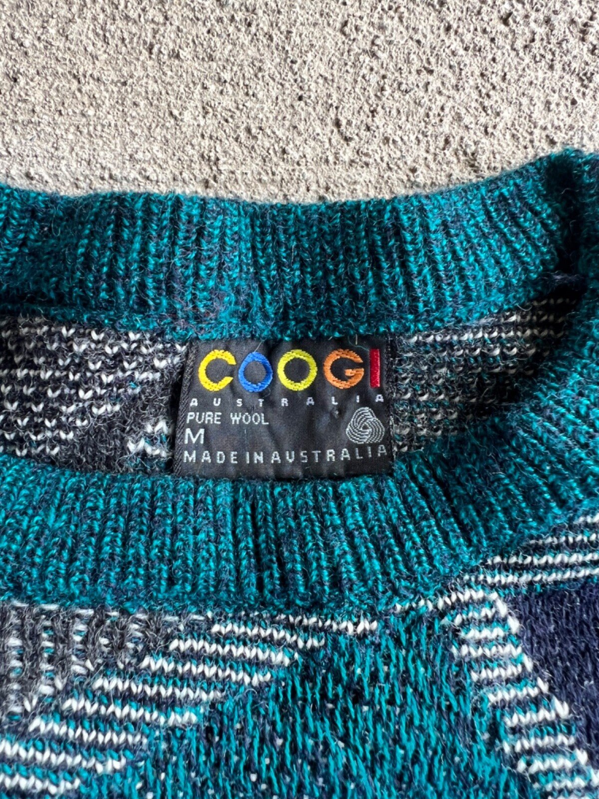 Vintage Coogi Geometric Crewneck Sweater