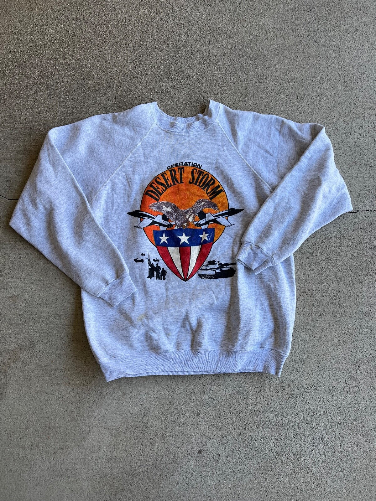 Vintage 90's Operation Desert Storm Crewneck Sweatshirt
