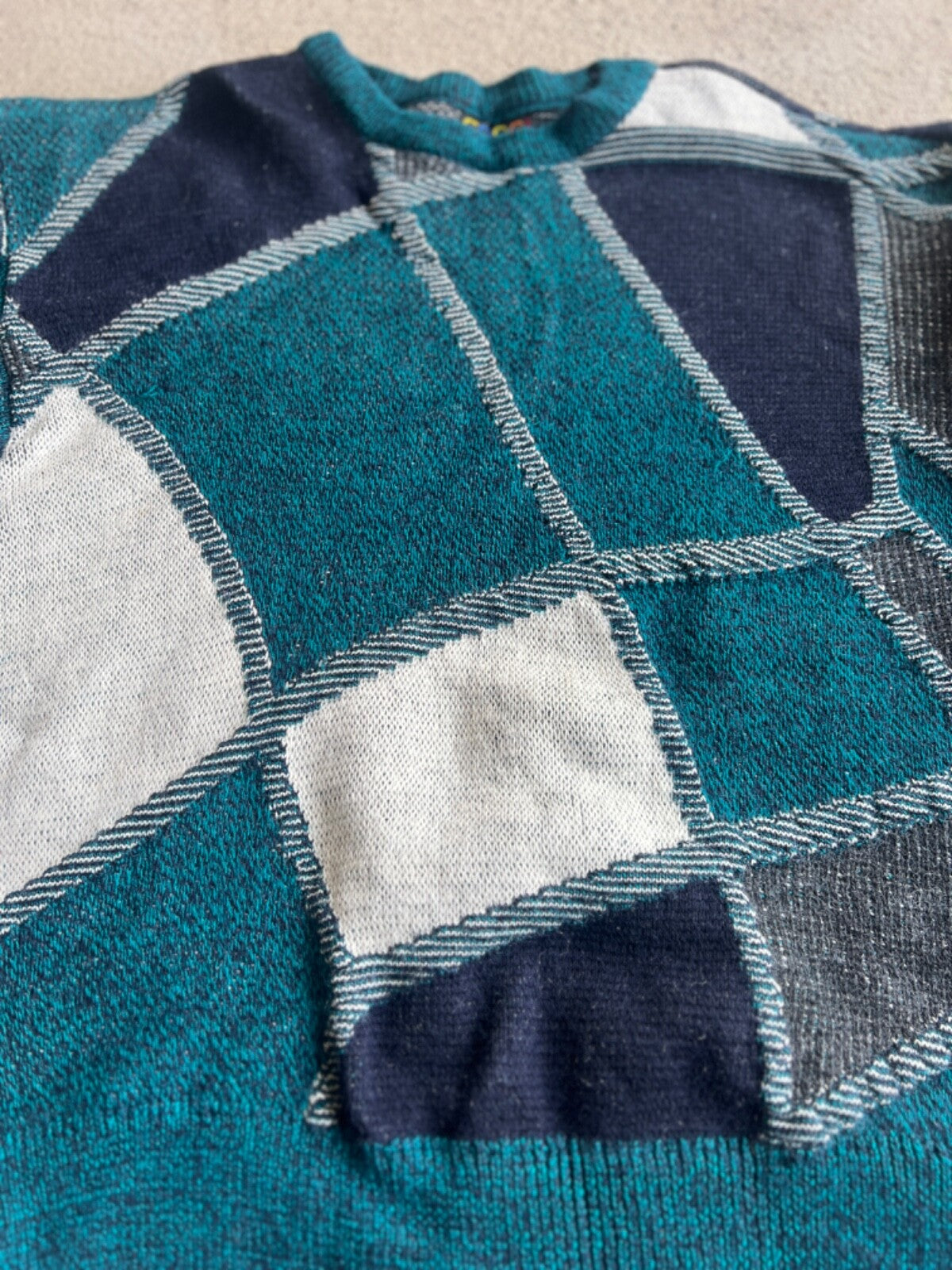 Vintage Coogi Geometric Crewneck Sweater